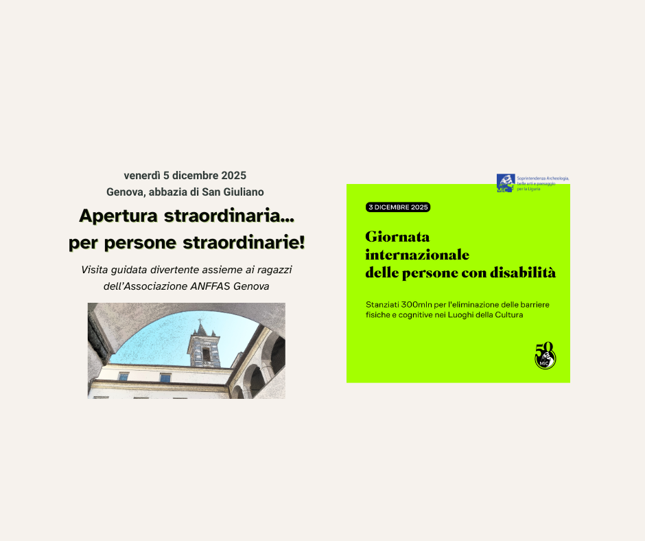 3 DICEMBRE – GIORNATA INTERNAZIONALE DELLE PERSONE CON DISABILITÀ