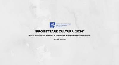 “PROGETTARE CULTURA 2026” – SECONDO INCONTRO