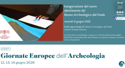 GEA 2026 Inaugurazione del nuovo allestimento del Museo Archeologico del Finale