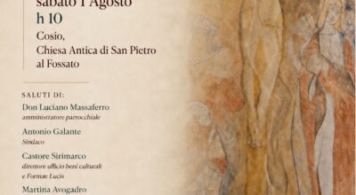 Cosio, Chiesa Antica di San Pietro al Fossato. Presentazione dei restauri