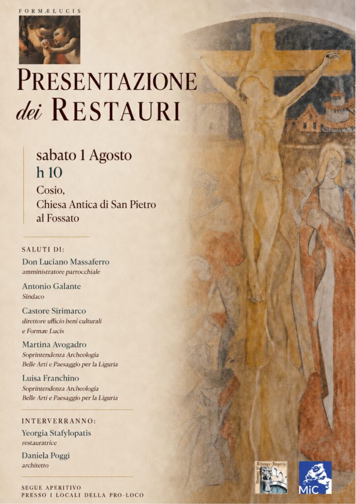 Cosio, Chiesa Antica di San Pietro al Fossato. Presentazione dei restauri