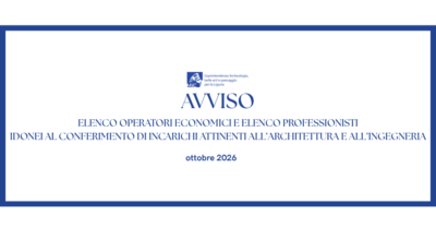 PUBBLICAZIONE ELENCHI OPERATORI ECONOMICI E PROFESSIONISTI – ottobre 2026